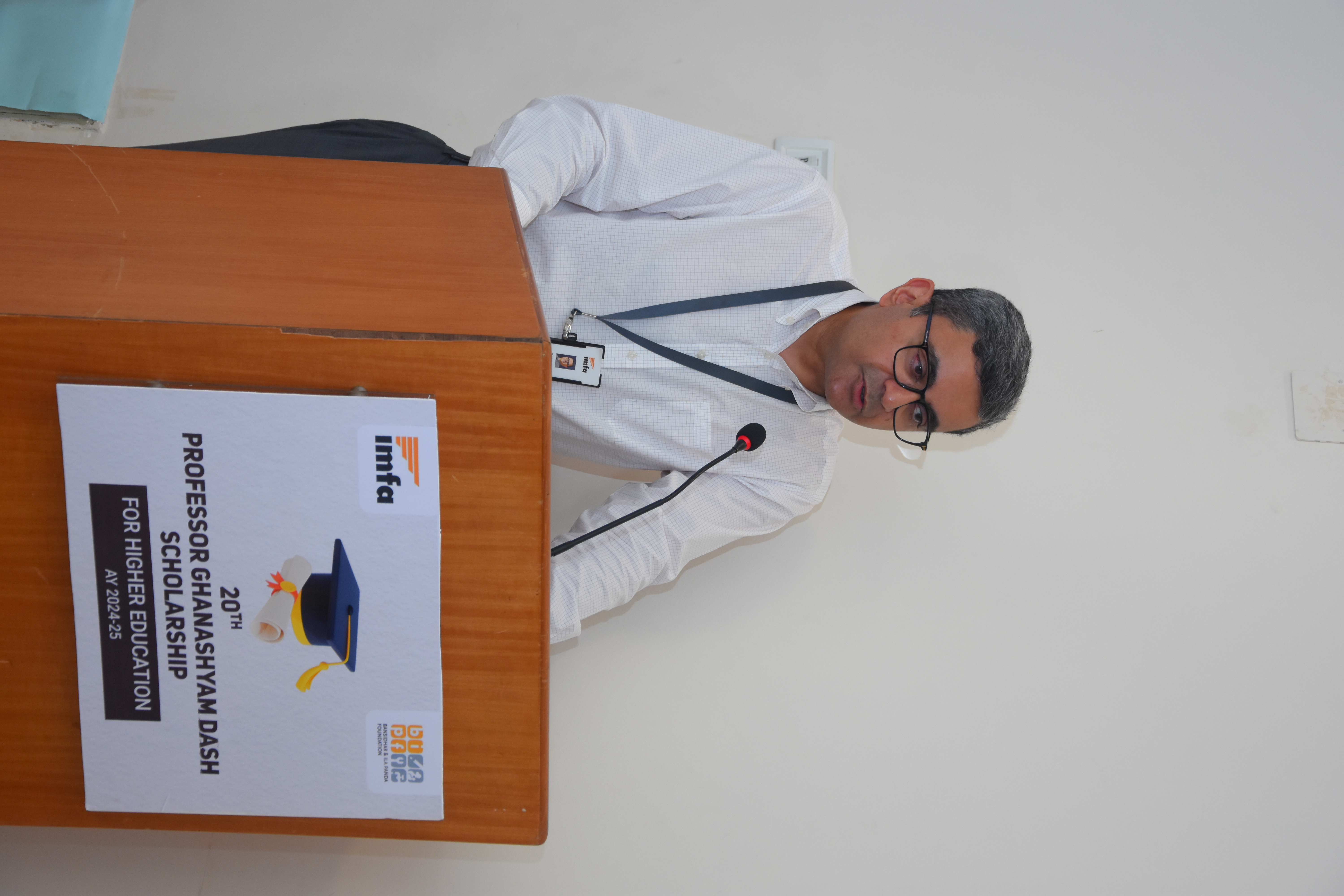 Mr Subhrakant Panda MD-IMFA and Trustee-BIPF Felicitated the recipients and delivered the Keynote Address