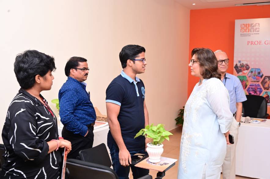 Ms Shaifalika Panda interacts with Recipients